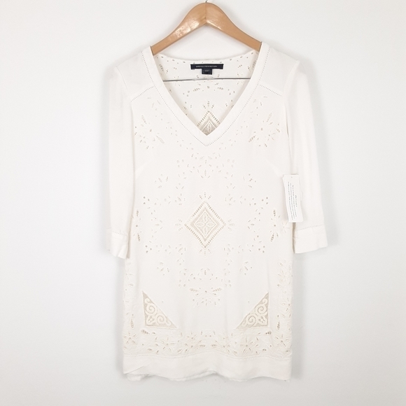 French Connection | Eyelet Shift Dress - Picture 2 of 8